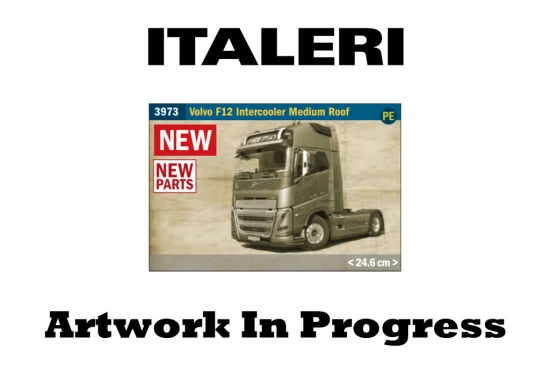 Italeri Volvo F12 Intercooler Medium Roof