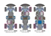 Tamiya Peugeot 306 Maxi with Blue Painted Body (BT-01)