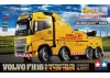 Tamiya Volvo FH16 Globetrotter 750 8x4 Tow Truck with Silver Pre-Painted Body Components