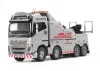 Tamiya Volvo FH16 Globetrotter 750 8x4 Tow Truck with Silver Pre-Painted Body Components