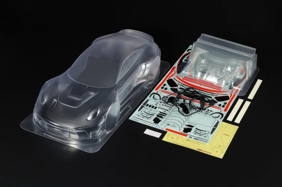 Tamiya Porsche 911 GT3 R (992) Clear 190mm Bodyshell