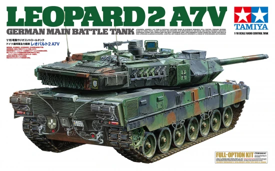 Tamiya R/C Leopard 2 A7V with Option Kit