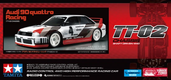 Tamiya Audi 90 Quattro Racing (TT-02)