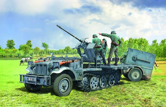 Italeri Sd.Kfz. 10/4With Flak 30 Trail 2004