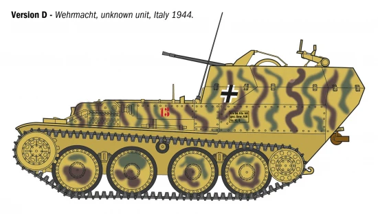 Italeri Sd. Kfz. 140 Flakpanzer 38 Gepard