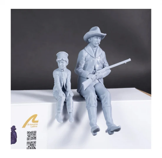 Set of 4 Wild West 1:12 Stagecoach Figures for AL20345