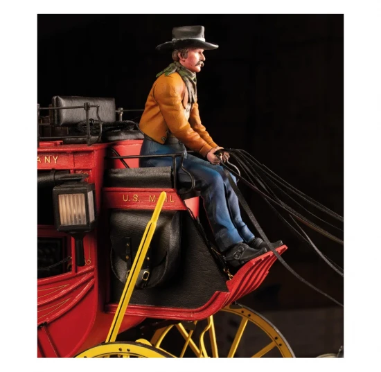 Set of 4 Wild West 1:12 Stagecoach Figures for AL20345