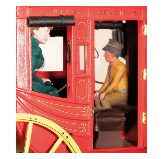 Set of 4 Wild West 1:12 Stagecoach Figures for AL20345