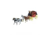Set of 2 Wild West 1:12 Stagecoach Horses for AL20345