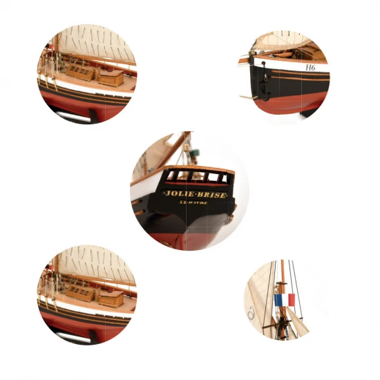 1/50 Jolie Brise Cotre Pilote du Havre Racing Cutter Southampton