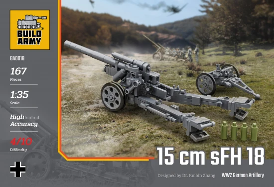 German 15cm SFH 18 Artillery