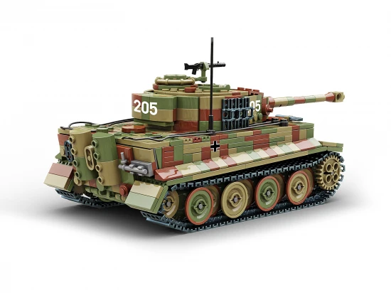 Tiger I tank in camo