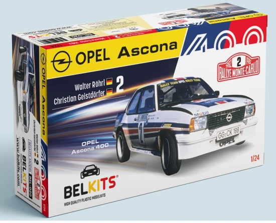 1/24 Opel Ascona 400 MC 1982 Rohl/Geistdorfer