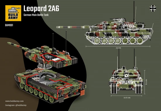 German Leopard 2a6 Main Battle Tank 