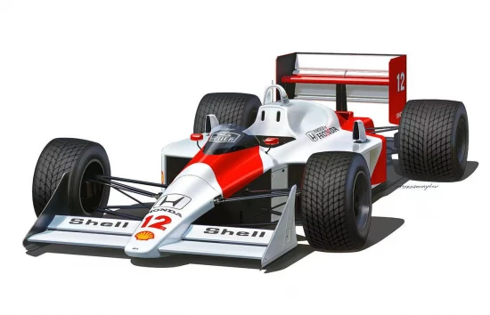 1:12 McLaren MP4/4 Senna Formula One Car