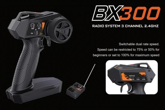 Carson PD Racing Radio System 3 Channel 2.4GHz RX/TX         