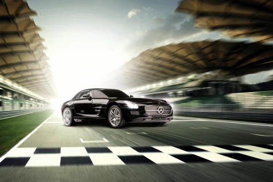 Carson 1:24 M.-Benz SLS AMG 2.4G 100% RTR black