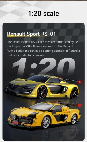 1:20 Renault Sport RS.01 - 294 pcs