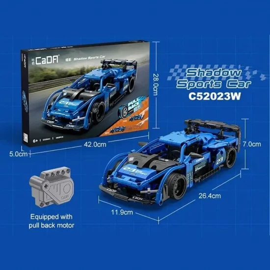 1:18 Pull back racing car - 380pcs