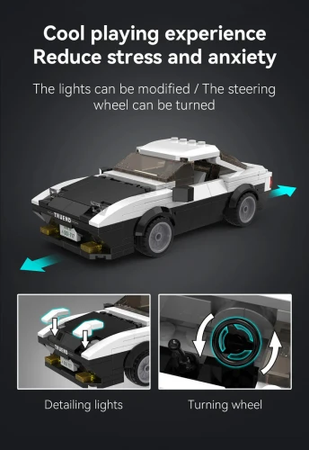 1:24 Initial D 
AE86 car - 280pcs