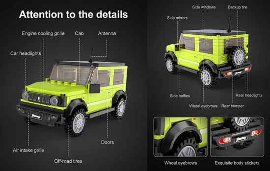 1:24 Suzuki jimny car - 192pcs