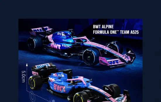 1:24 BWT Alpine F1 Team A525 Racing Car - 300 pcs