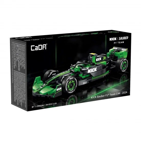 CaDA KICK Sauber F1 Team C44 2024 Brick Model – HC-C55032W
