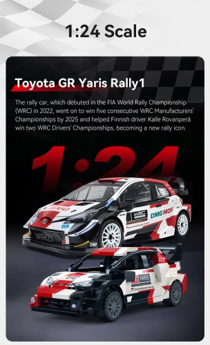 1:24 Toyota GR YARIS Rally 1 Car - 317 pcs