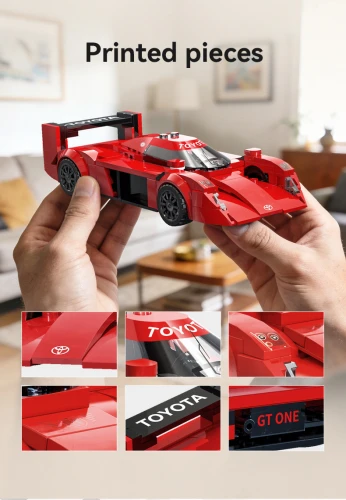 1:24 Toyota GT-One Racing Car - 272 pcs
