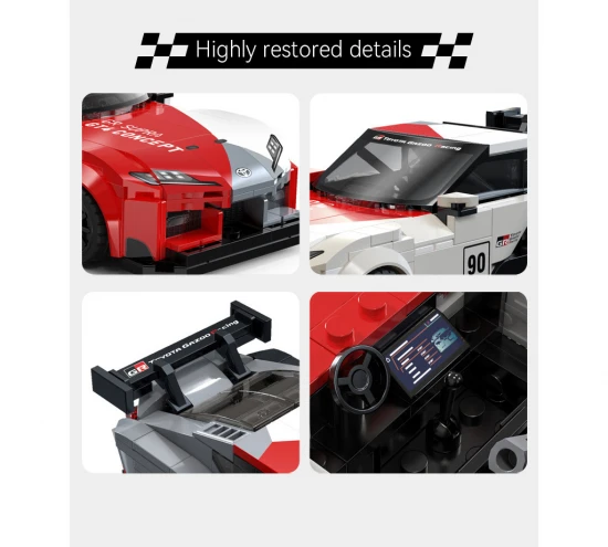1:24 Toyota GR Supra GT4 Car - 324 pcs