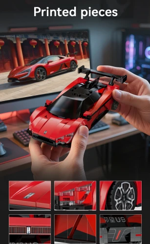 1:24 BYD Yangwang U9 Electric Super Coupé - 291 pcs