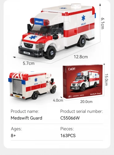 Ambulance Van - 163 pcs