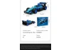 Blue Circuit Racing Car - 123 pcs