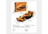 Mini Orange Circuit Racing Car - 70 pcs