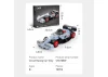 Mini Grey Circuit Racing Car - 70 pcs