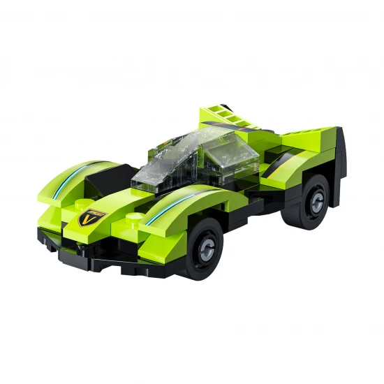 Mini Green Blade Sports Car - 68 pcs
