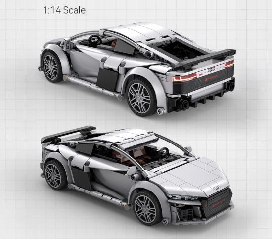 1:14 Audi R8 Coupé - 536 pcs