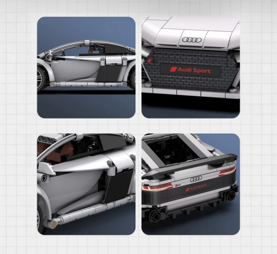 1:14 Audi R8 Coupé - 536 pcs
