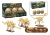 Tray of 3 Dinosaur Eggs with Stegosaurus - Triceratops & Velociraptor