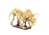Tray of 3 Dinosaur Eggs with Stegosaurus - Triceratops & Velociraptor