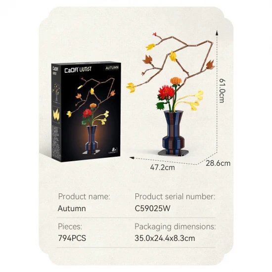 Oriental Floral Art: Autumn - 795 pcs
