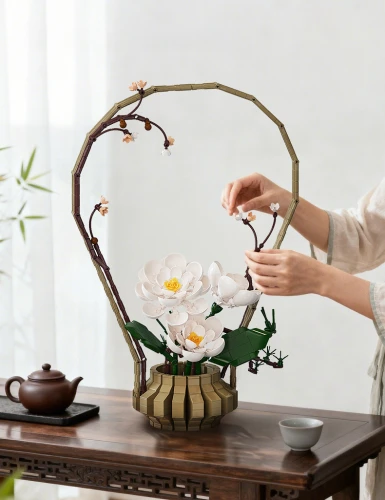 Oriental Floral Art: Winter - 990 pcs