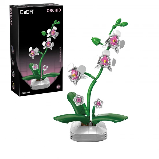 Orchid Building Block Planter - 237 pcs