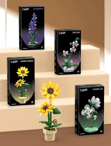 Camellia Building Block Planter - 301 pcs