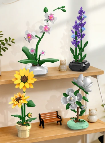 Camellia Building Block Planter - 301 pcs