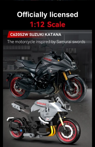 1:12 Suzuki Katana Motorbike - 310 pcs