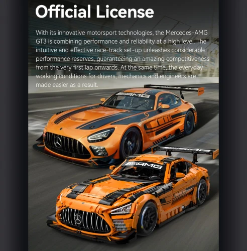 CaDa 1:8 Mercedes-AMG GT3 - 5466 pcs