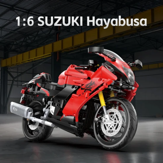 1:6 Suzuki Hayabusa Motorbike - 1043 pcs