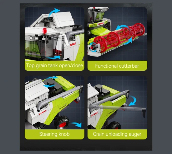 CLAAS Dominator 370 Combine Harvester - 348 pcs