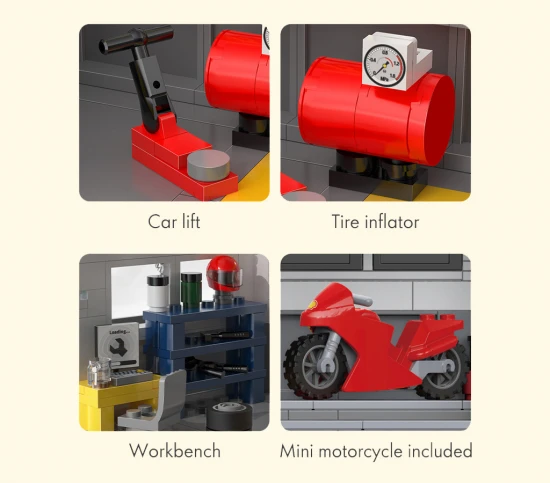 Shell Maintenance Service Station - 330 pcs